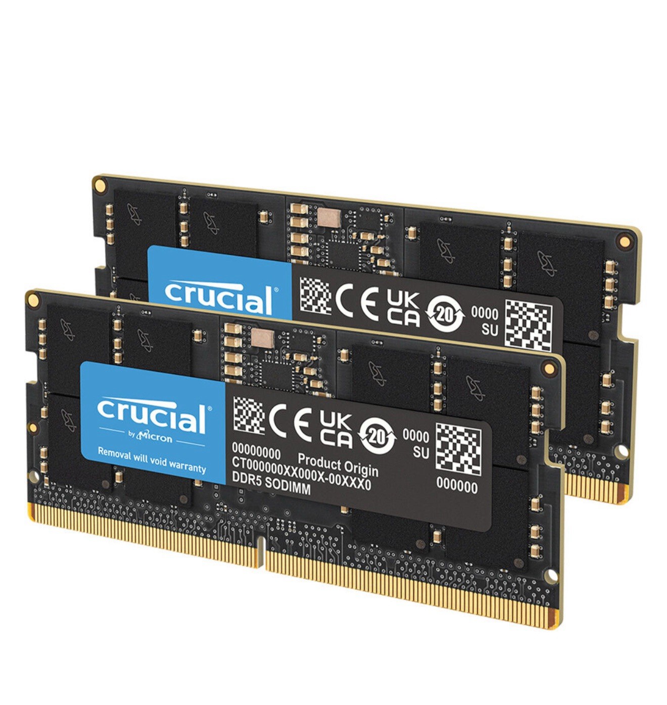 Crucial 32GB (2x16GB) DDR5 5600MHz Laptop SODIMM RAM NEW SEALED CT2K16G56C46S5