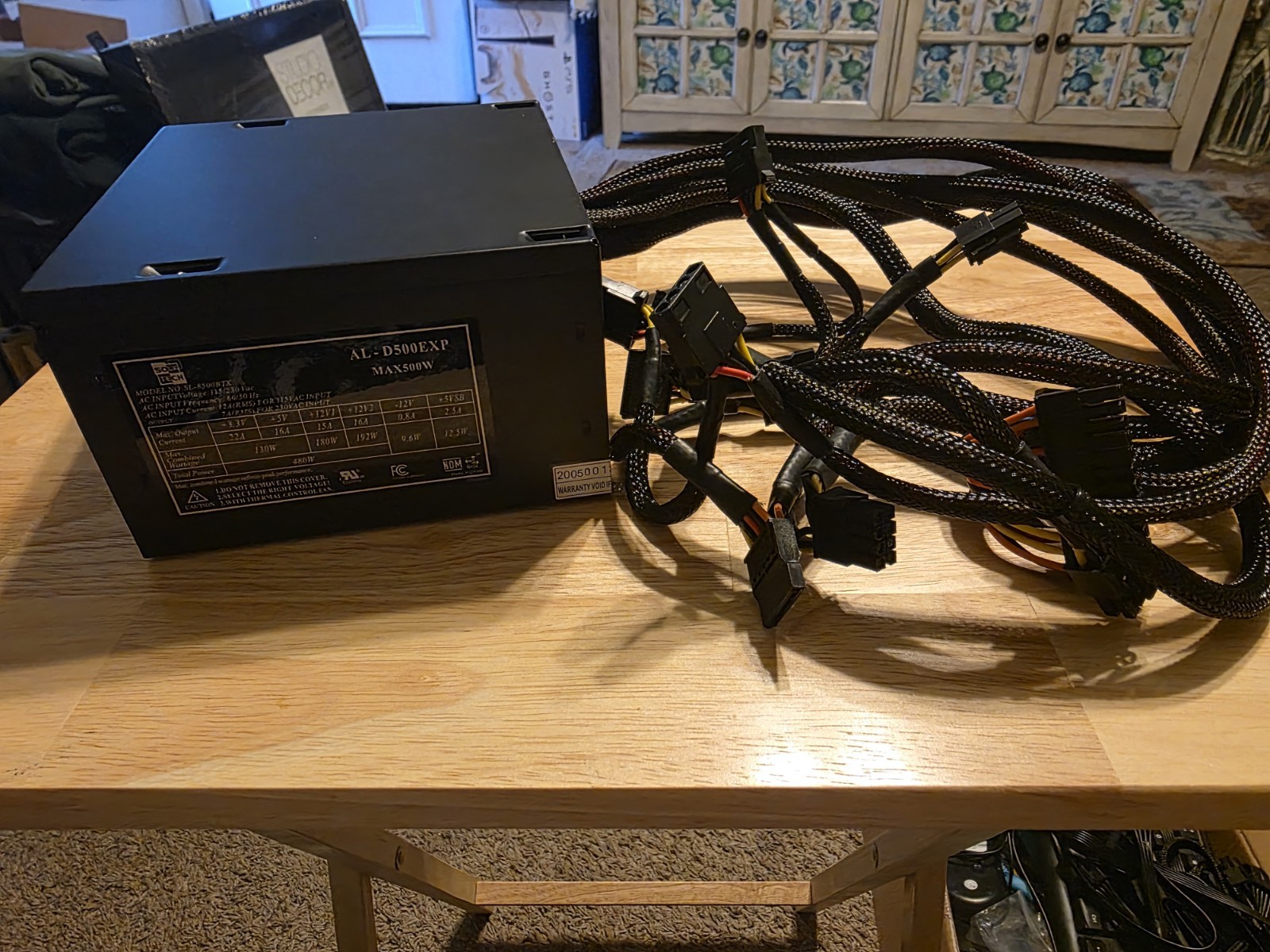 SolyTech SL-8500BTX AL-D500EXP MAX 500W Desktop Power Supply tested