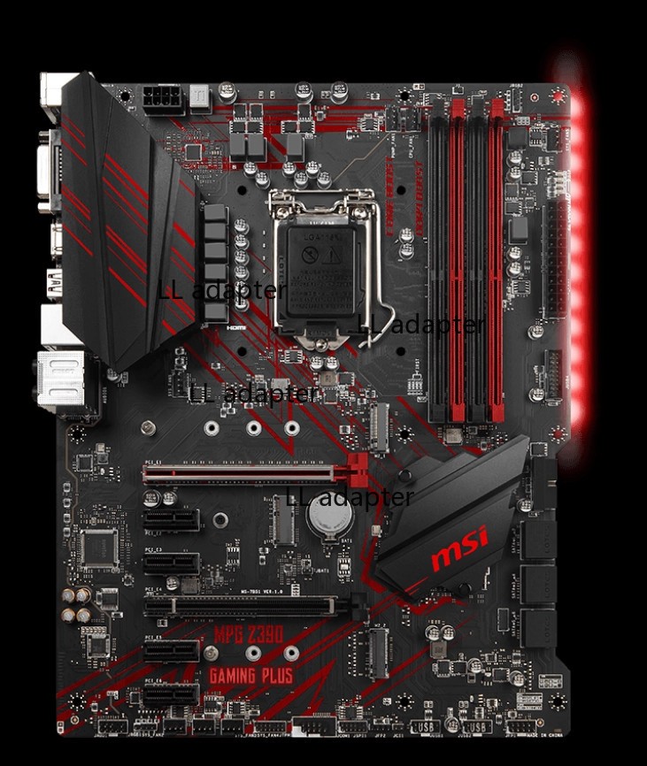 MPG Z390 GAMING PLUS MSI LGA 1151 Intel ATX Motherboard M.2 USB 3.1 DDR4