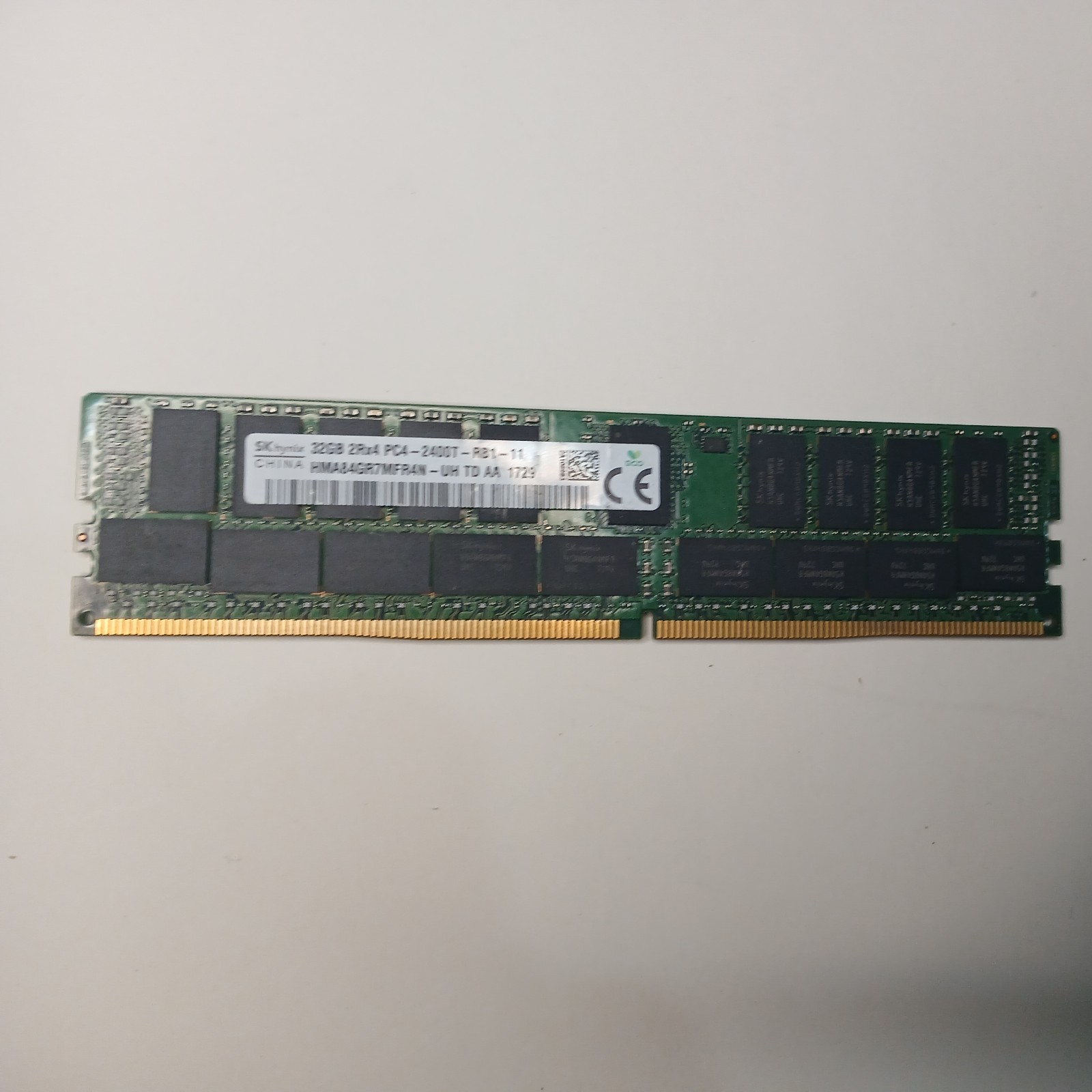 SK Hynix 32GB 2Rx4 PC4-2400T-RB1-11 DDR4 ECC REG Server RAM HMA84GR7MFR4N-UH