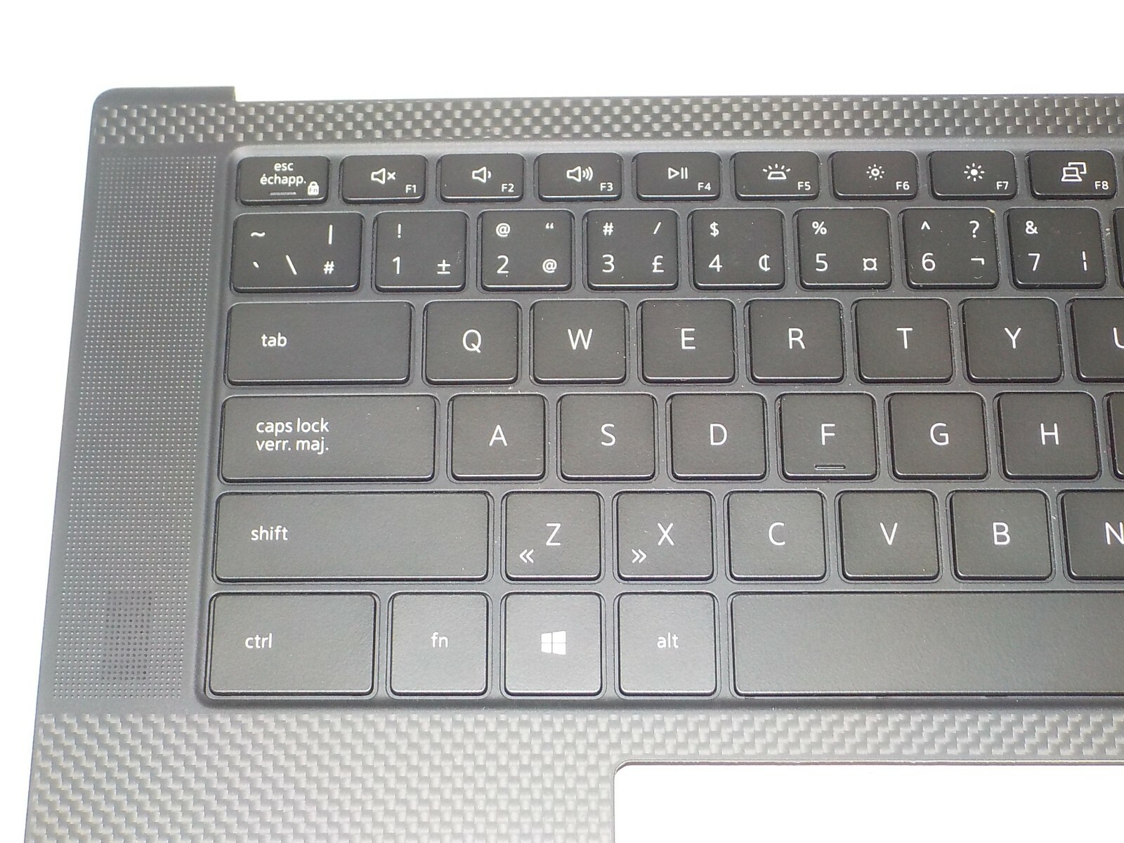 Genuine Dell XPS 9500 Laptop Palmrest French BCL Keyboard Assembly DKFWH HUG07