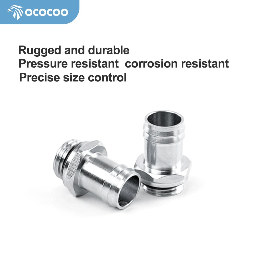 Ococoo 50PCS G1/4″ Pagoda Fitting Barb Connector for PC Water Cooling N6 N8 N10