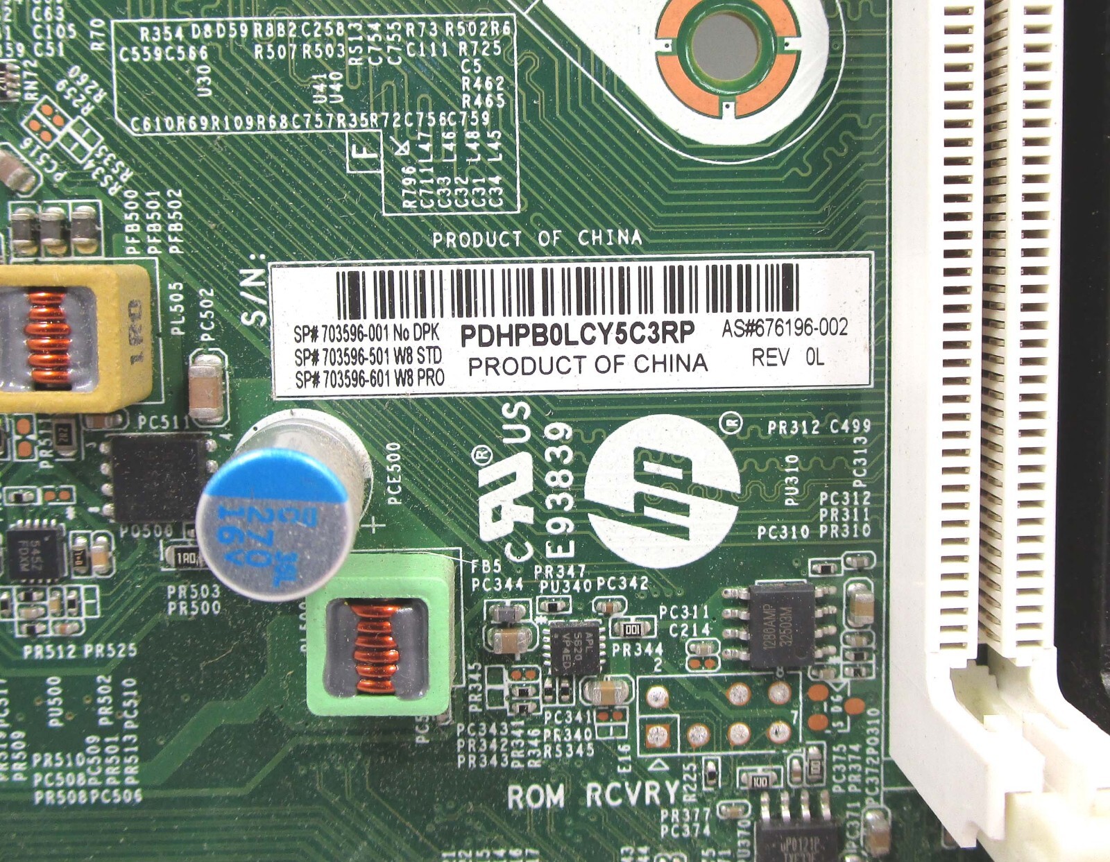 HP COMPAQ PRO 6305 SFF Motherboard with AMD A4-5300B @ 3.40 GHz CPU & 4GB RAM