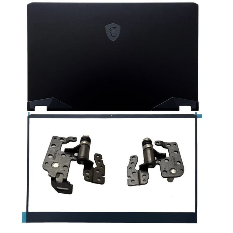 LCD Back Cover/Bezel/Hinges for MSI Vector GP76 GP77 GE76 MS-17K3 MS-17K4 Black