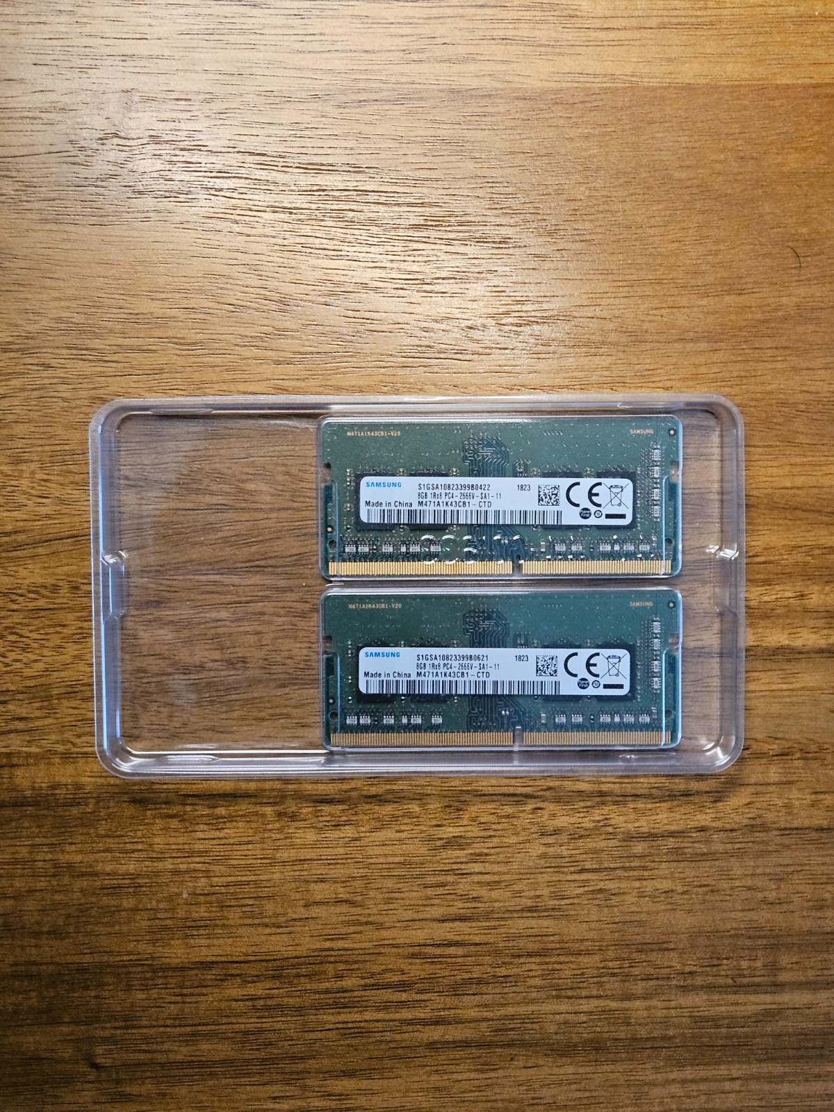 Samsung 16GB (2x8GB) 1Rx8 PC4-2666V-SA1-11 M471A1K43CB1-CTD