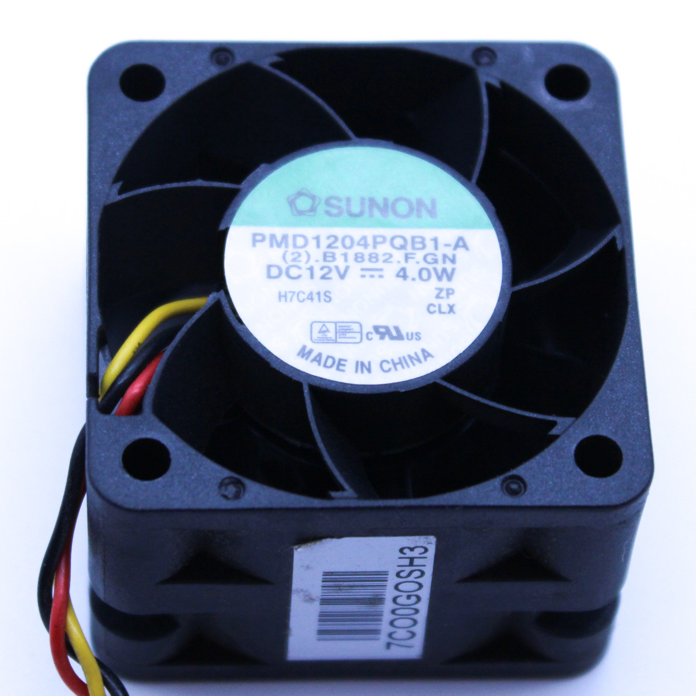 Sunon DC12V 4.0W 40 x 40 x 28mm 3-Wire 3-Pin Fan PMD1204PQB1-A