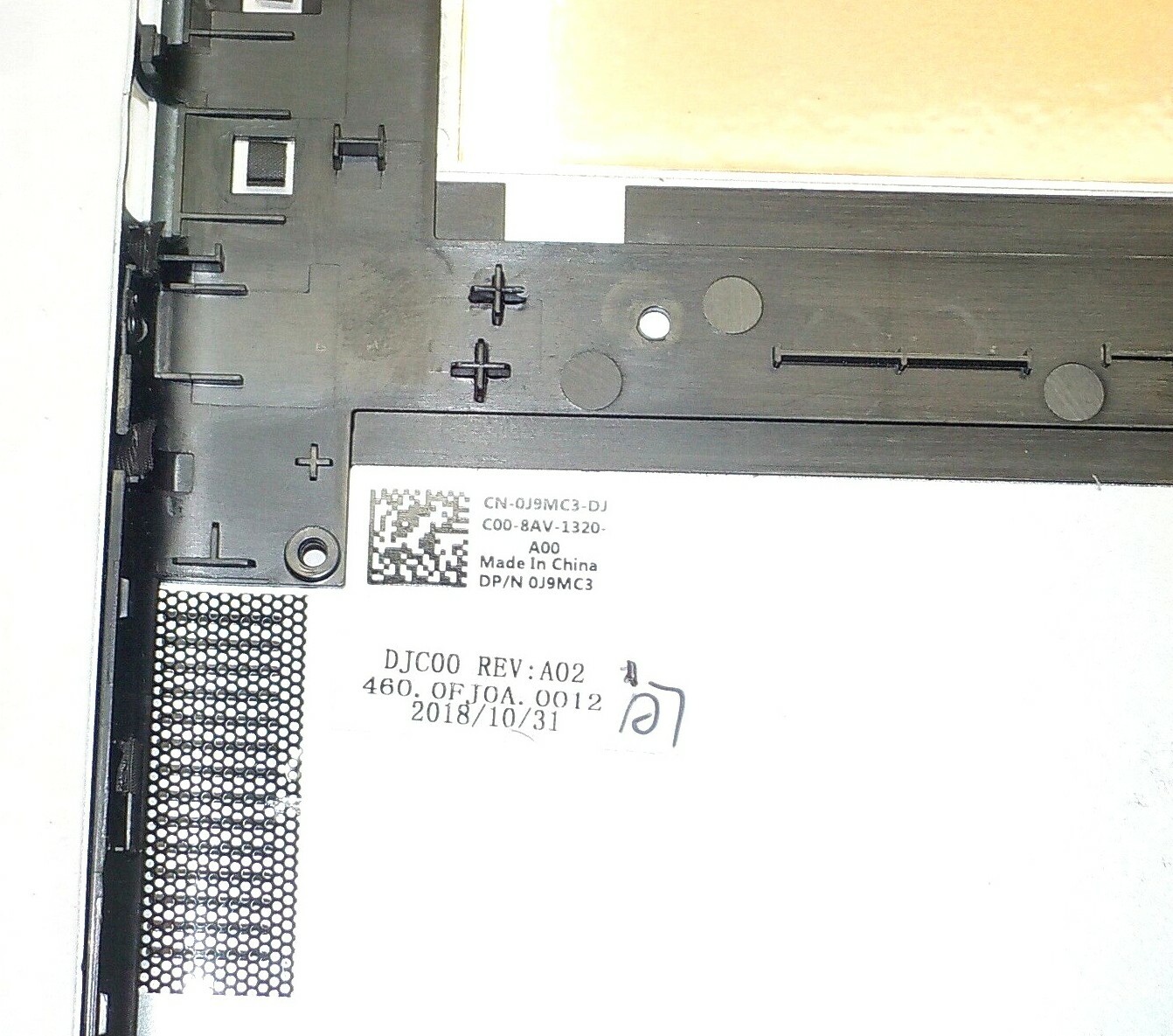 Genuine Dell Vostro 14 5481 V5481 Bottom Lower Base Cover Chassis J9MC3 HUG 07
