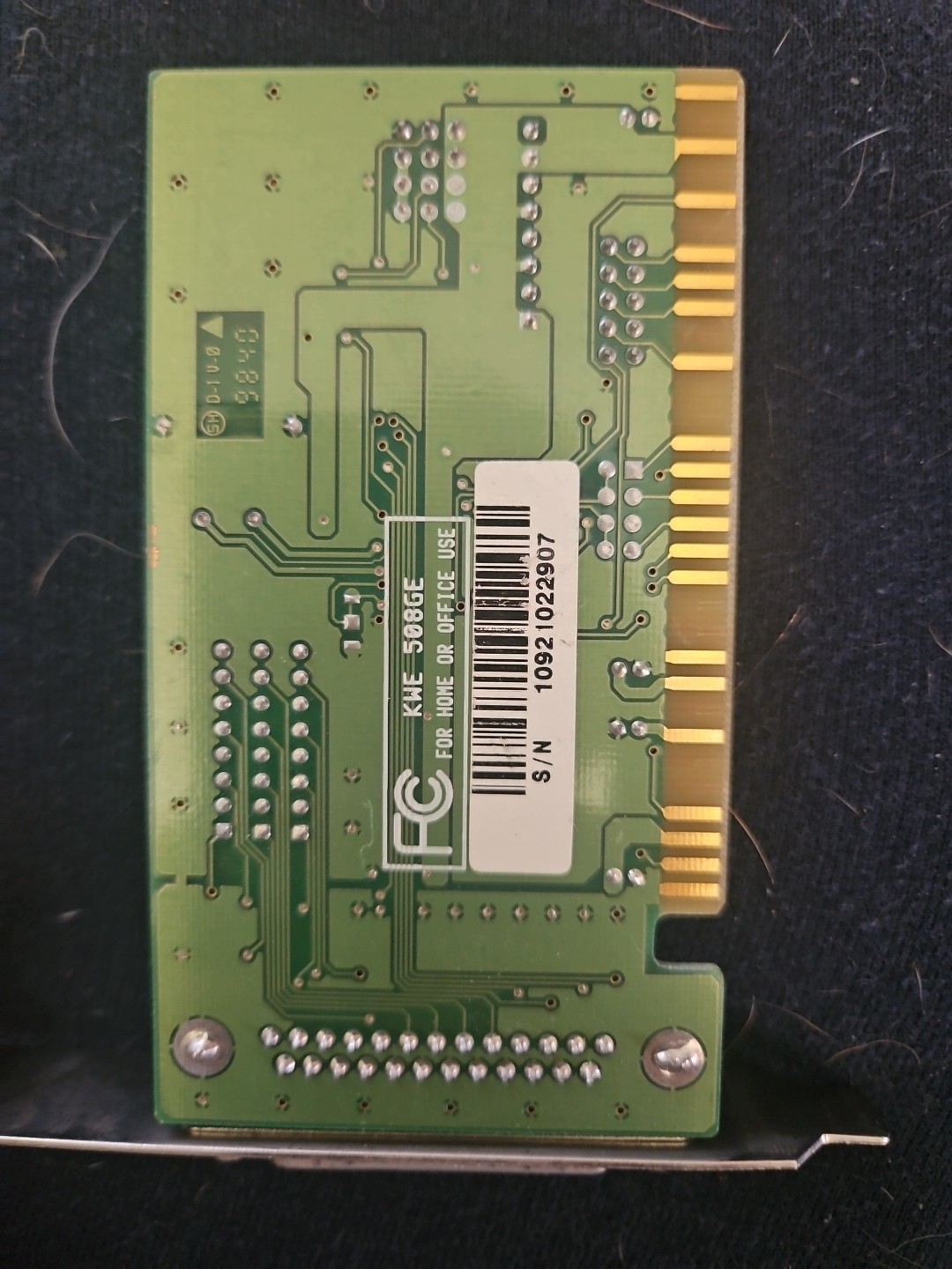 KWE-508GE Parallel Port Card w/ Adjustable IRQ Settings – Vintage 8-Bit ISA