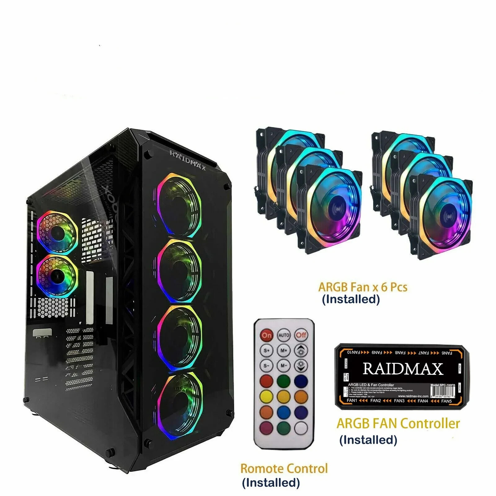 PHOENIX ATX Computer Case Full Tower Case Gaming PC