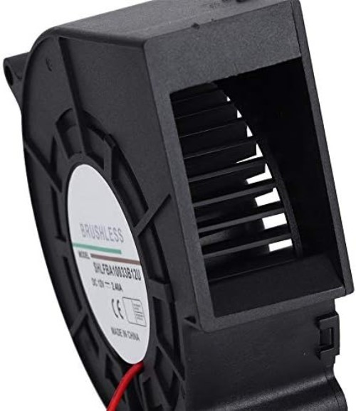 Compact 12V 2.4A Airflow Cooling Fan – Ideal for Dryer Vent & Camp Kitchen