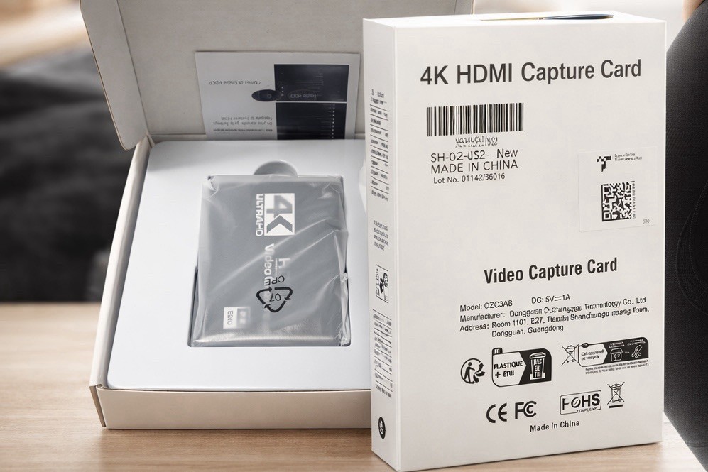 4K HDMI Video Capture Card SH-OZ-US2 Model, USB & HDMI, Set-Top Box