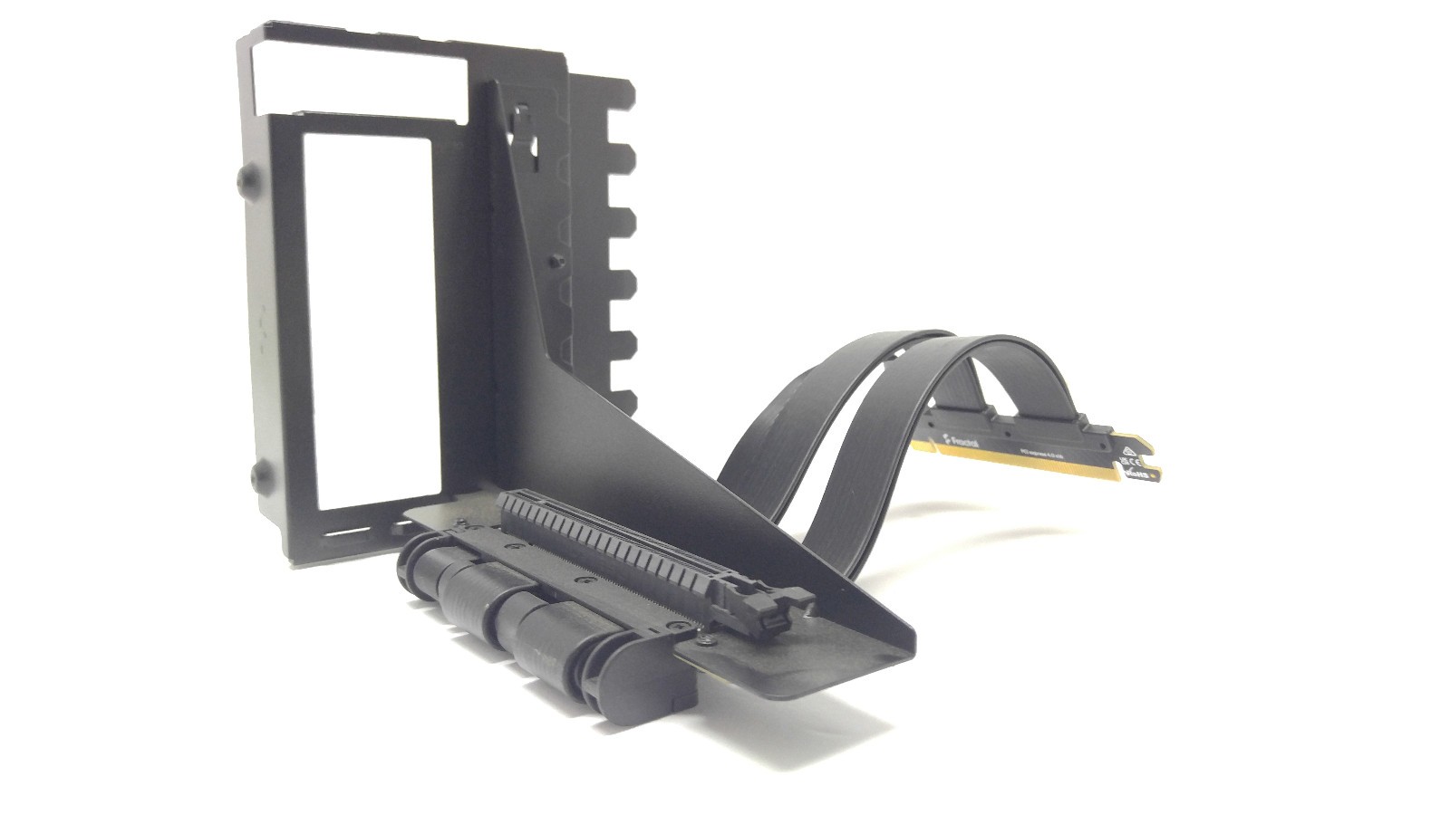 Fractal Design Flex 2 PCIe 4.0 x16 Black Vertical GPU Riser with Bracket
