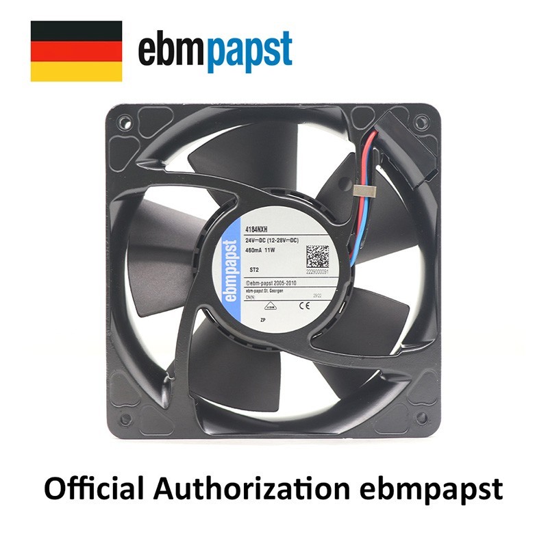 4184NXH 24VDCEbmpapst Cooling Fan 11W 460mA 120*120*38mm For Cabinet Fan