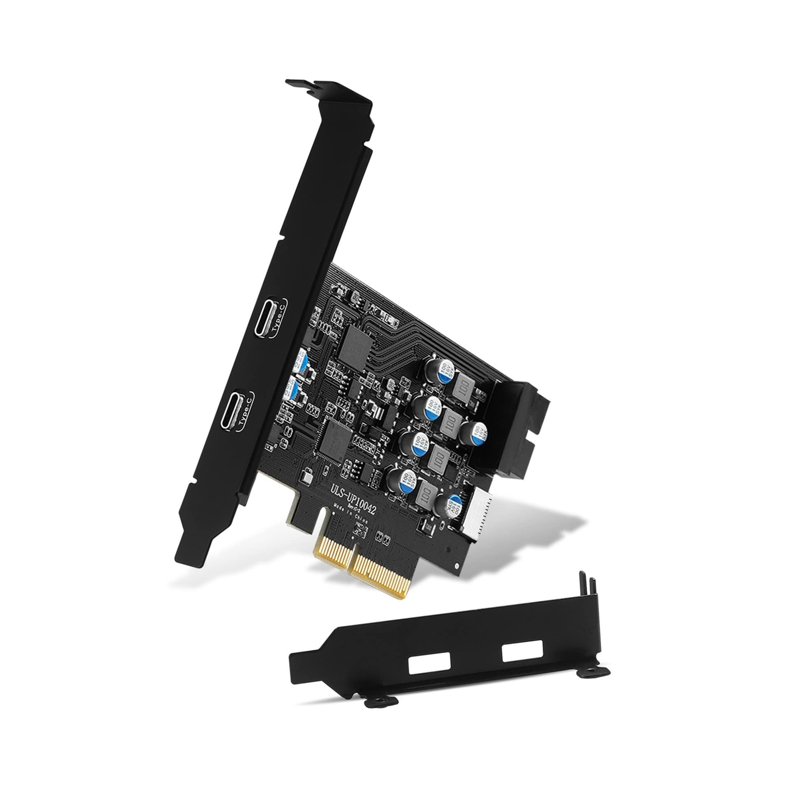 USB C PCIe Card SuperSpeed 10Gbps with 2 USB C and 2 Internal Port(Type-E,19 …