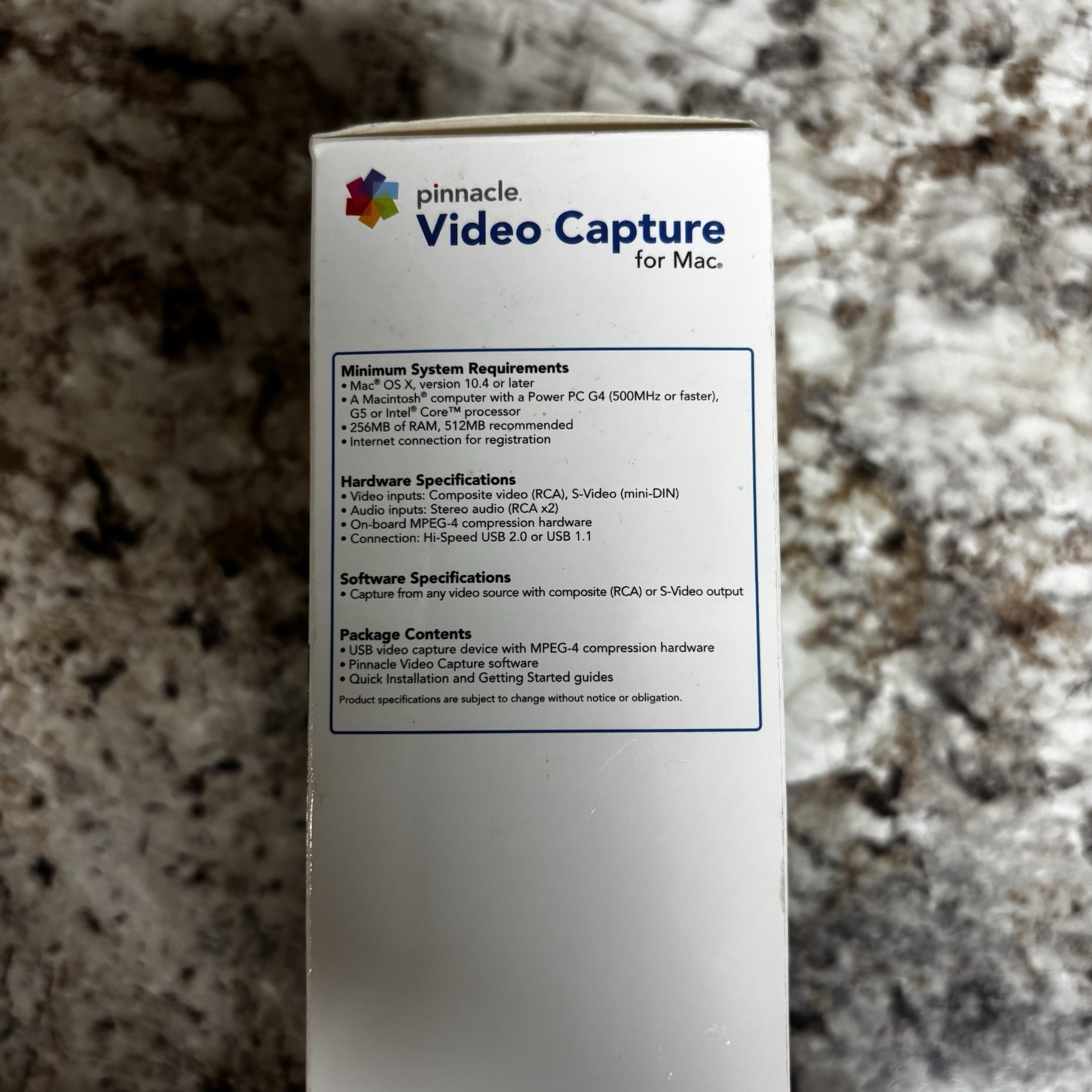 Pinnacle Video Capture For Mac Convert Transfer, USB To RCA & S – Video, Kit