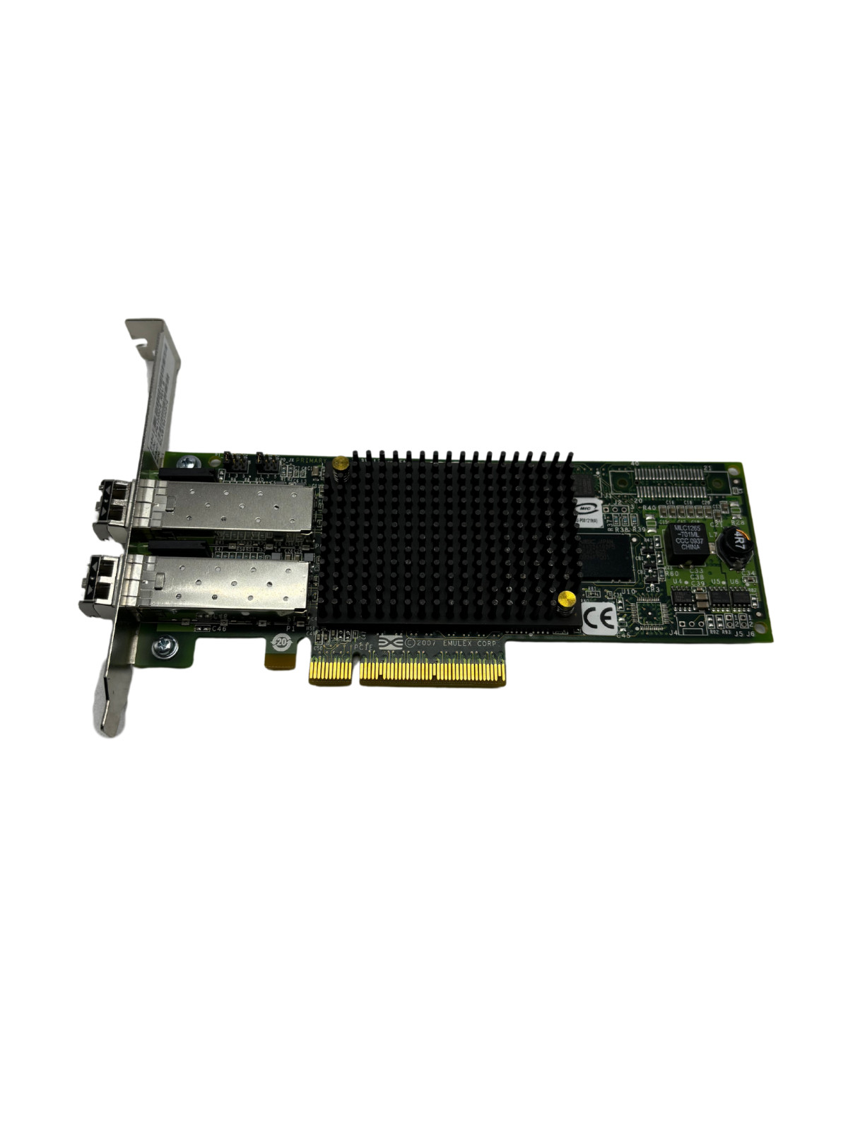 Emulex LPE16002B-E 16GB DP FC Host Bus Adapter with 2x SFP P005947-41C w60