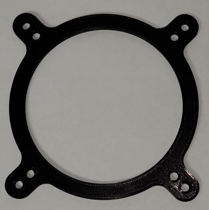 Custom PC Mounting Flat 80mm to 92mm Fan Adapter Converter Mod