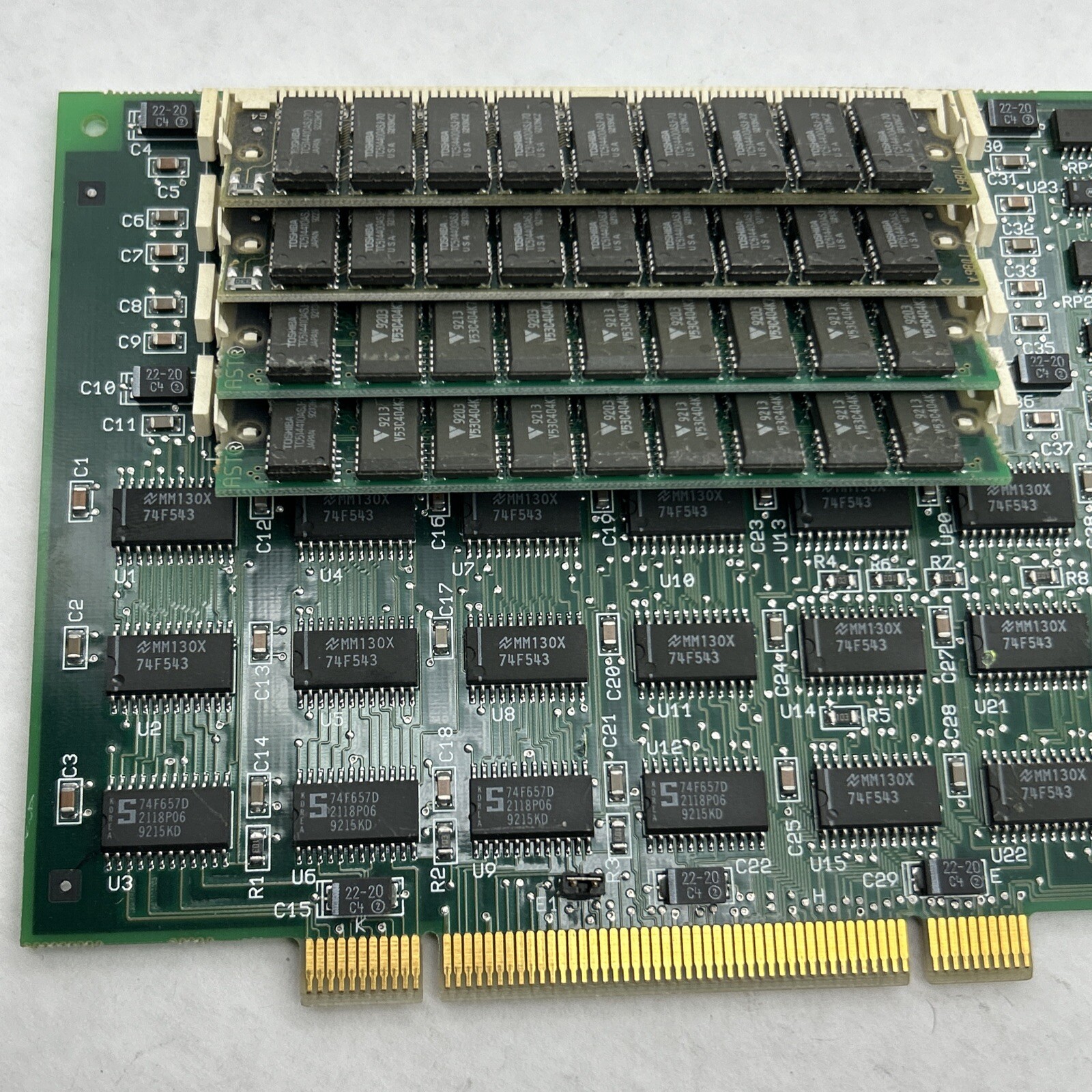 AST Intel 486 DX 33 mhz CPU Card 16MB Ram AST RESEARCH # 202397 ( 4x 4mb ) 64pin