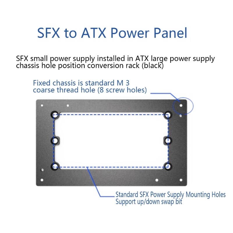 SFX to Atx Power Supply PC Mounting Frame for Atx Power Supply for Computer Rack