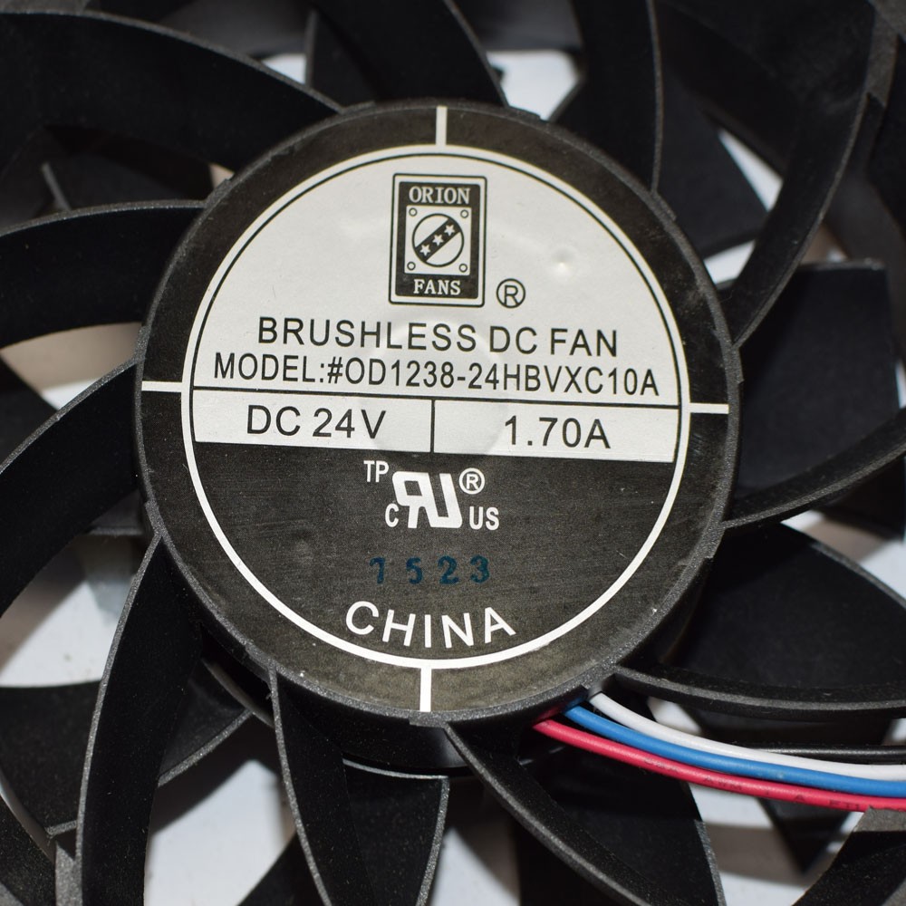 (Lot of 5) Orion OD1238-24HBVXC10A 24V High Performance Axial Fans 40.8W 5000RPM