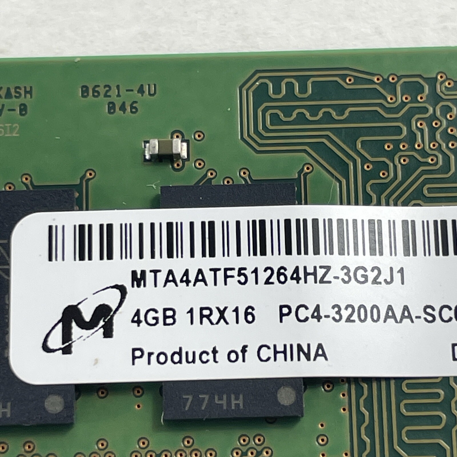 MTA4ATF5126HZ-2G3B1 OEM MICRON LAPTOP MEMORY 4GB DDR4 PC4-2400T