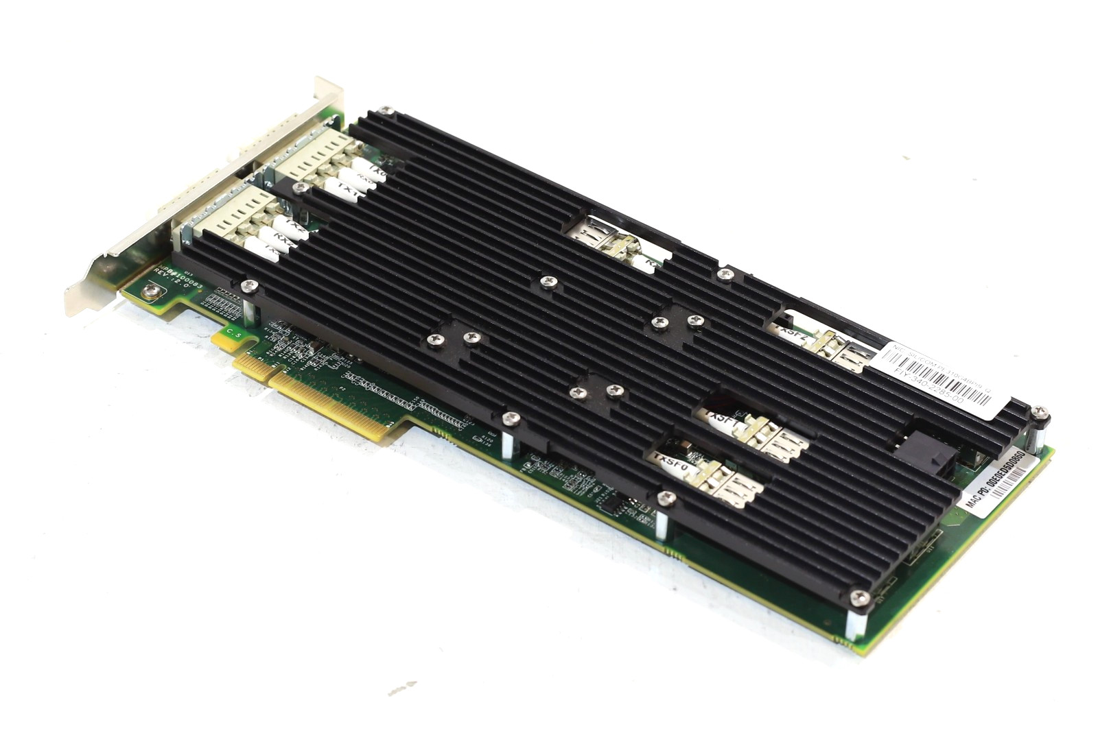 Silicom 4-Port 10GbE Fiber SR PCIe Bypass Server Adapter P/N: PE310G4BPI9-SRD-SD