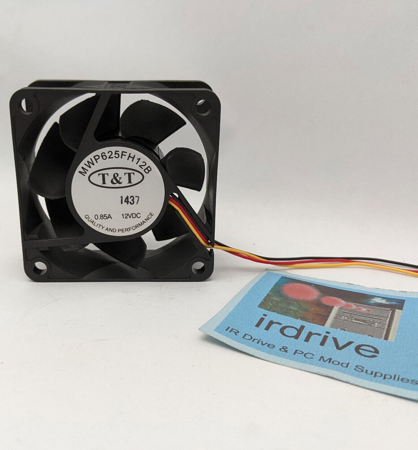 2-pack NEW 60mm x 25mm Dual Ball Bearing High Air Flow Server DC 12V Cooling Fan