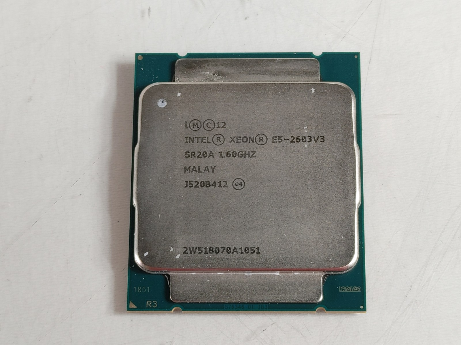 Intel Xeon E5-2603 v3 1.6 GHz LGA 2011-3 Server CPU Processor SR20A