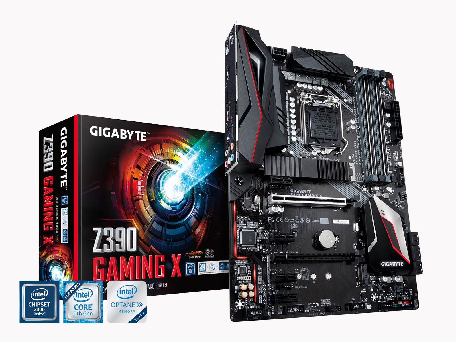 GIGABYTE Z390 Gaming X (Intel LGA1151/Z390/ATX/2xM.2/Realtek ALC892/Intel…