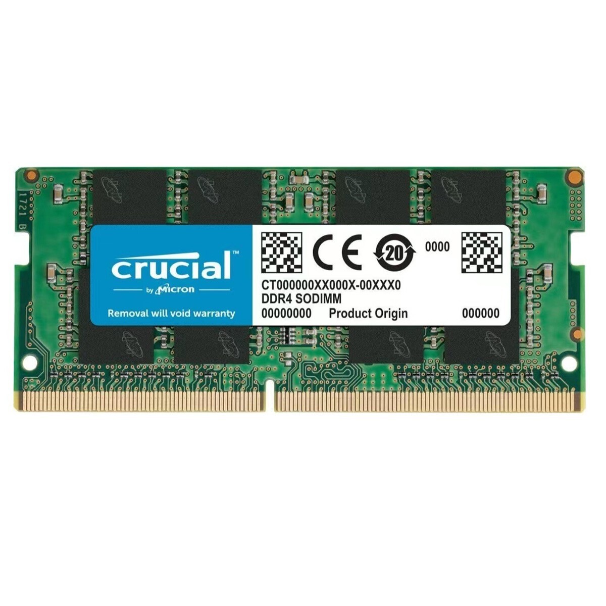64GB (2X 32GB ) Crucial DDR4 3200MHz PC4-25600 SODIMM Memory Ram CT32G4SFD832A