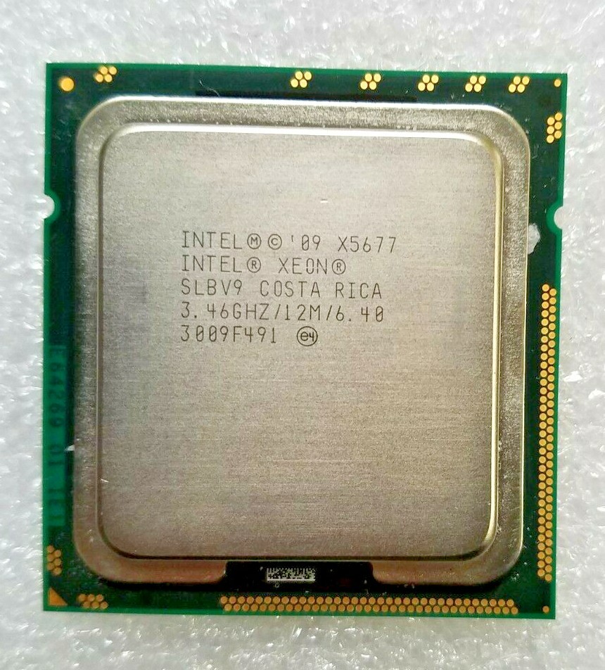 Intel Xeon X5677 SLBV9 3.46 GHz 12MB 6.4GT/s CPU Server Processor