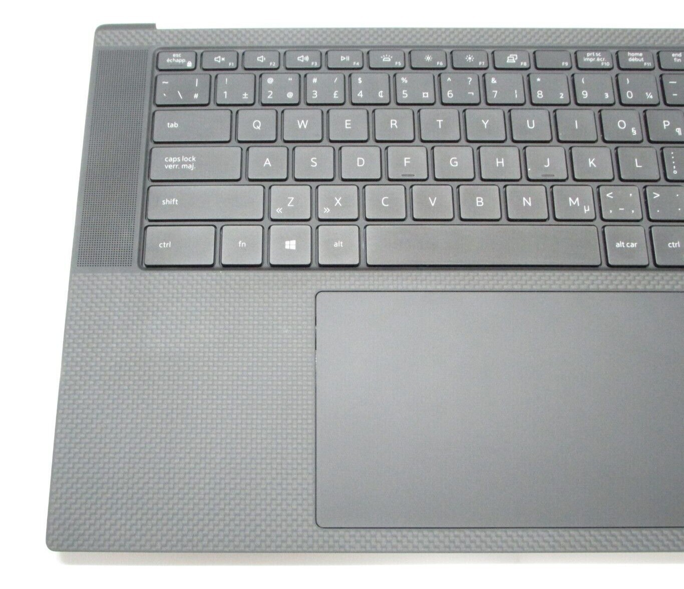 REF OEM Dell XPS 9500 Palmrest Touchpad FPR French/US BCL Keyboard HYV48 DKFWH