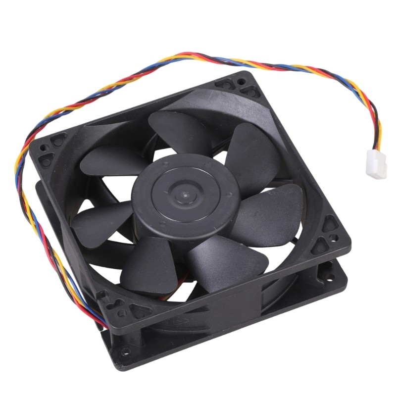 High Airflow 120mm Cooling Fan 12V 2.7A for Workstation and Server Applications