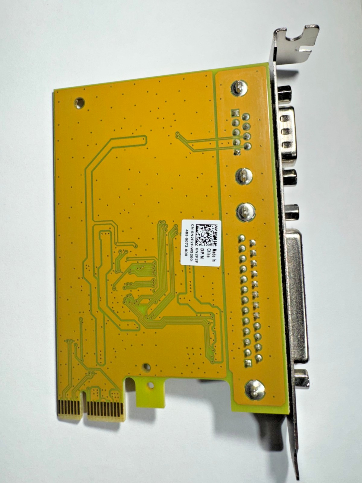 Dell Sunix Serial Parallel PCIe Expansion Multi I/O Interface Board Card 0YCJ65