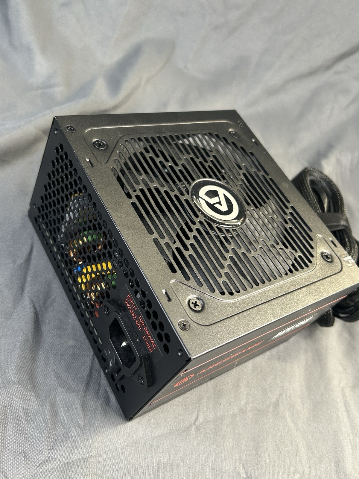 Aresgame AGV750 750W 80 Plus Bronze Semi Modular ATX Power Supply NWOB PSU