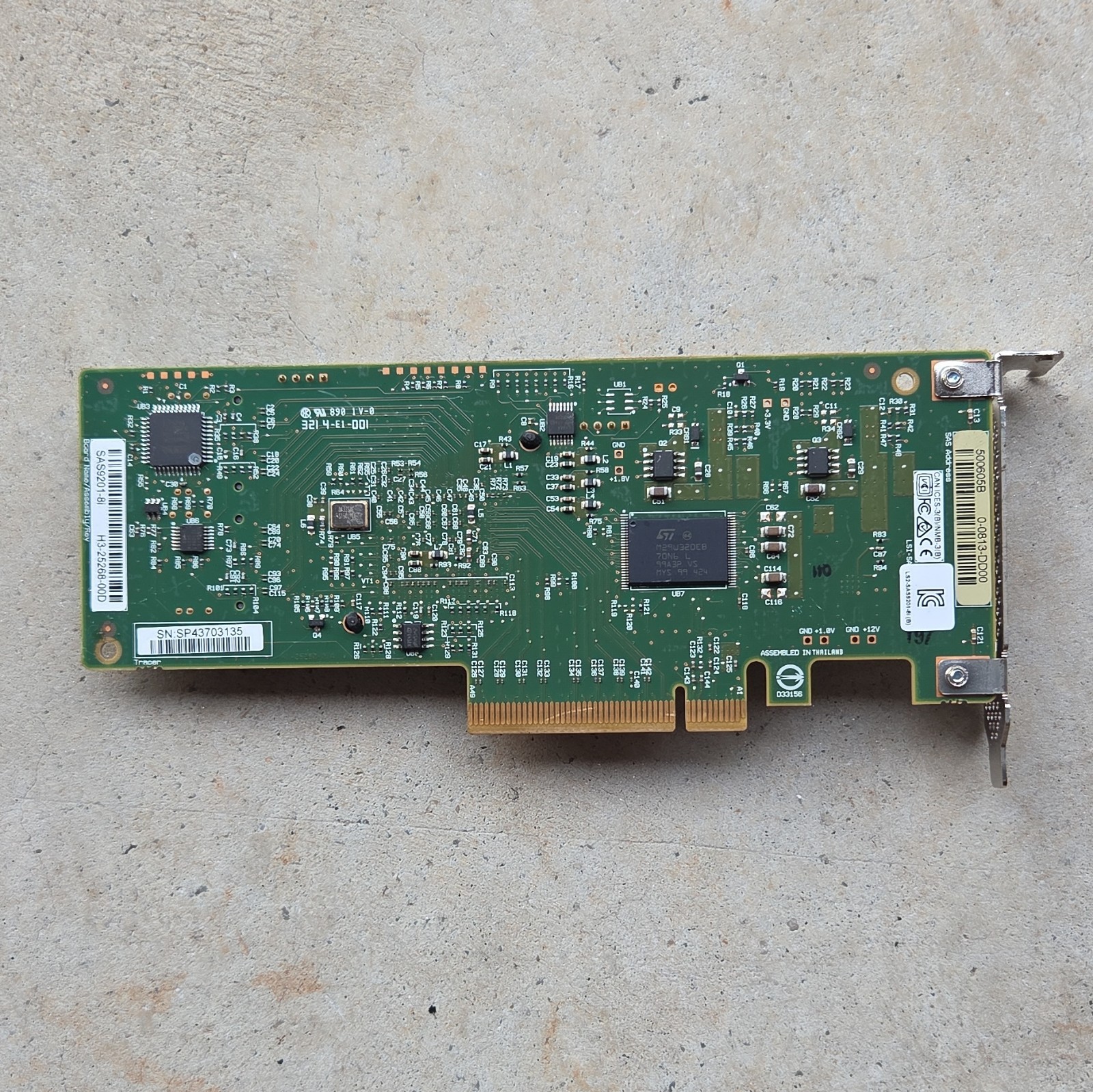 LSI SAS9201-8i 8-Port 6Gb/s SAS HBA Non-RAID Controller PCIe x8