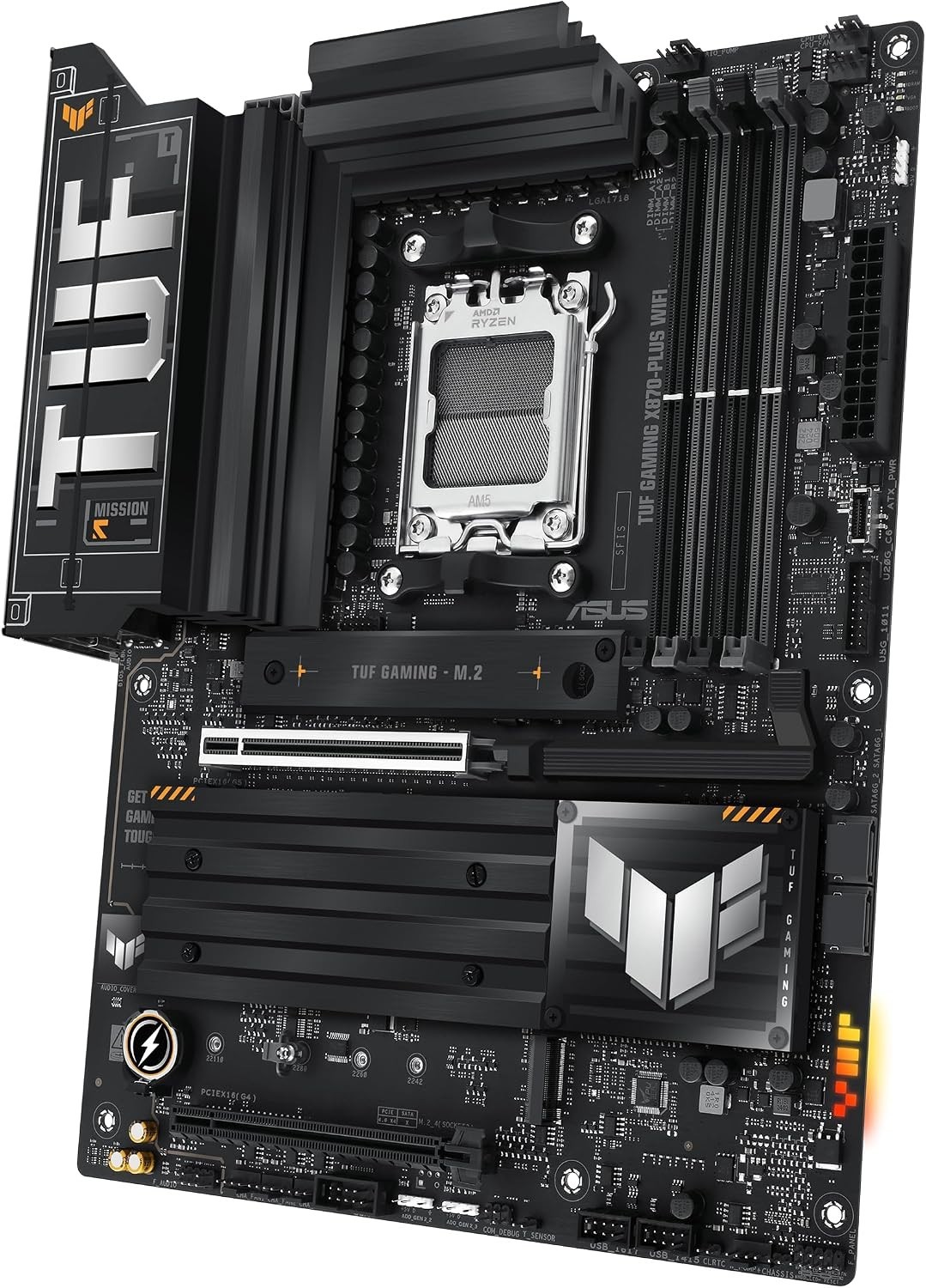 Motherboard AMD AM5 ATX DDR5 Wi-Fi 7 PCIe 5.0 4 M.2 LAN HDMI USB-C