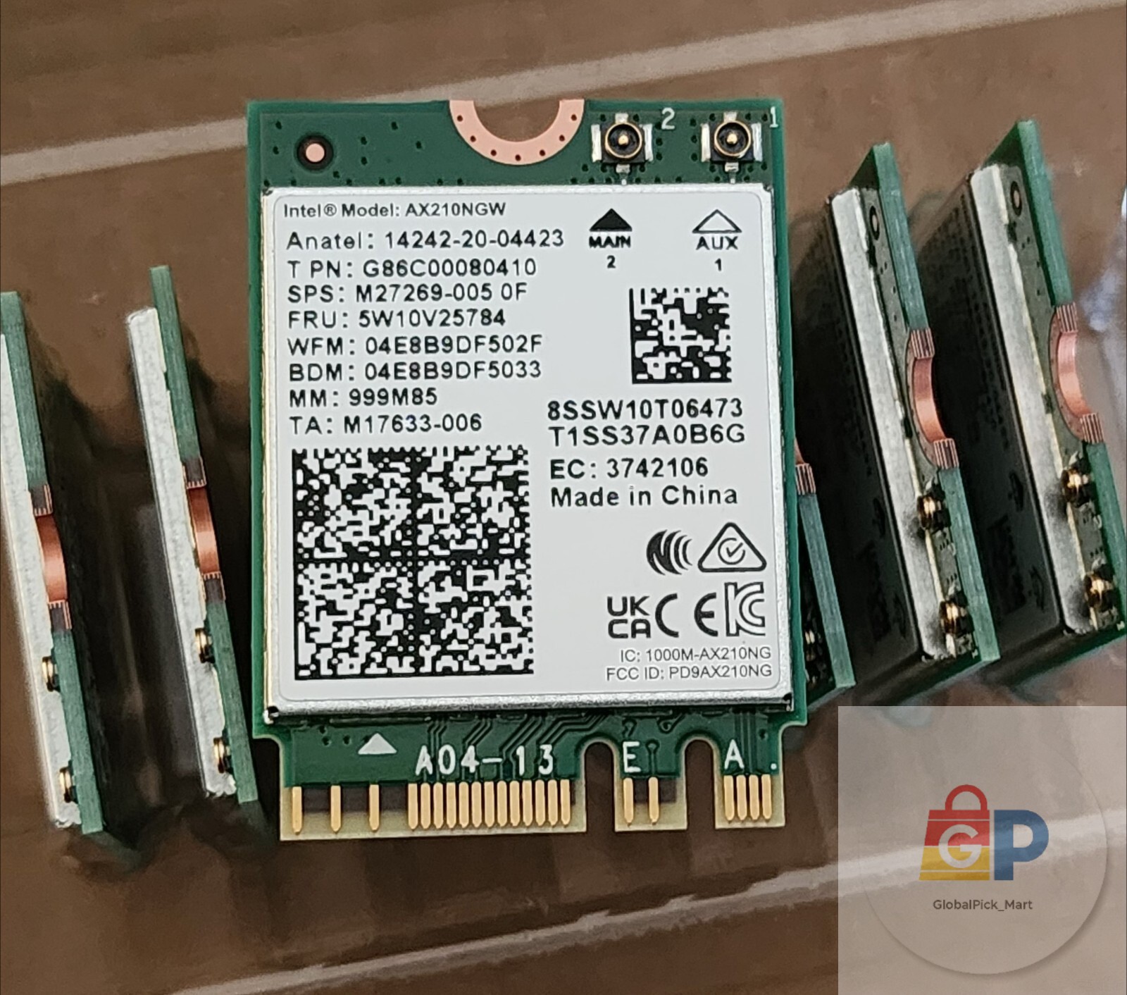 Intel AX210NGW WiFi 6E M.2 NGFF Wireless Card Tri-Band BT 5.3 Network Adapter PC