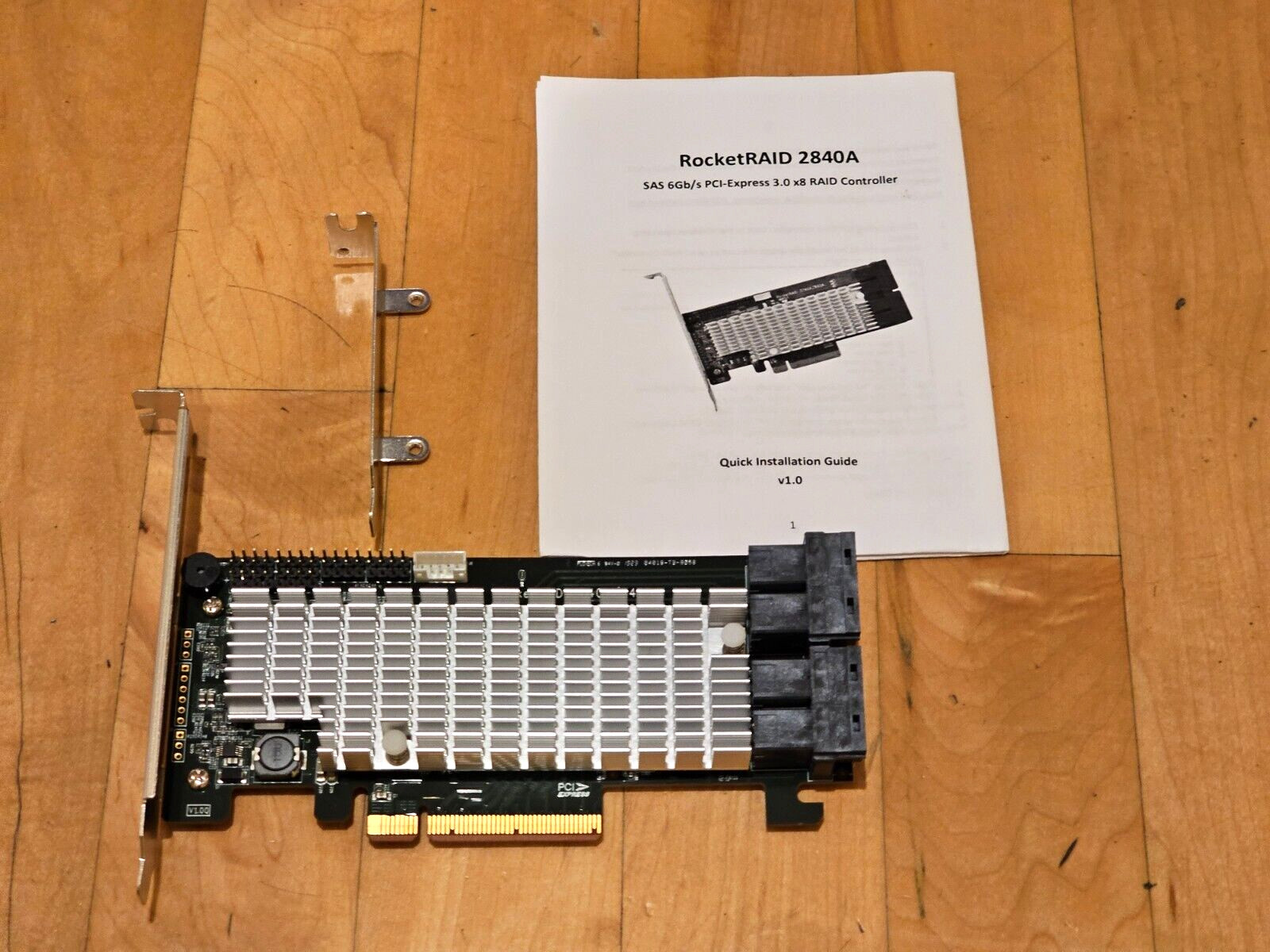 HIGHPOINT ROCKETRAID 2840A 16 PORT PCI-E 3.0 x8 SATA SAS 6Gb/s RAID HBA