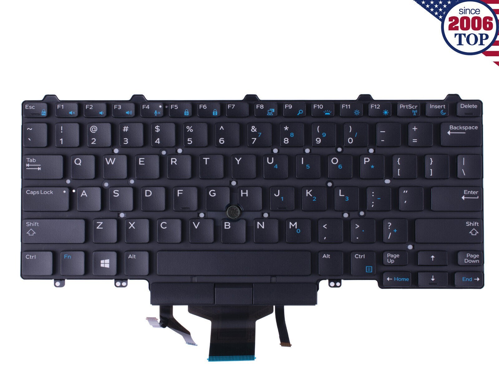New Genuine US Keyboard Backlit for Dell Latitude E5490 E7470 E7490 E7480