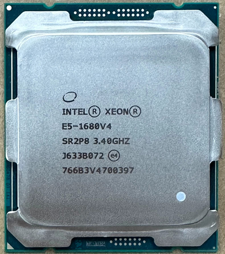 Intel Xeon E5-1680 v4 SR2P8 3.40GHz 20MB 8-Core LGA2011-3 CPU Processor