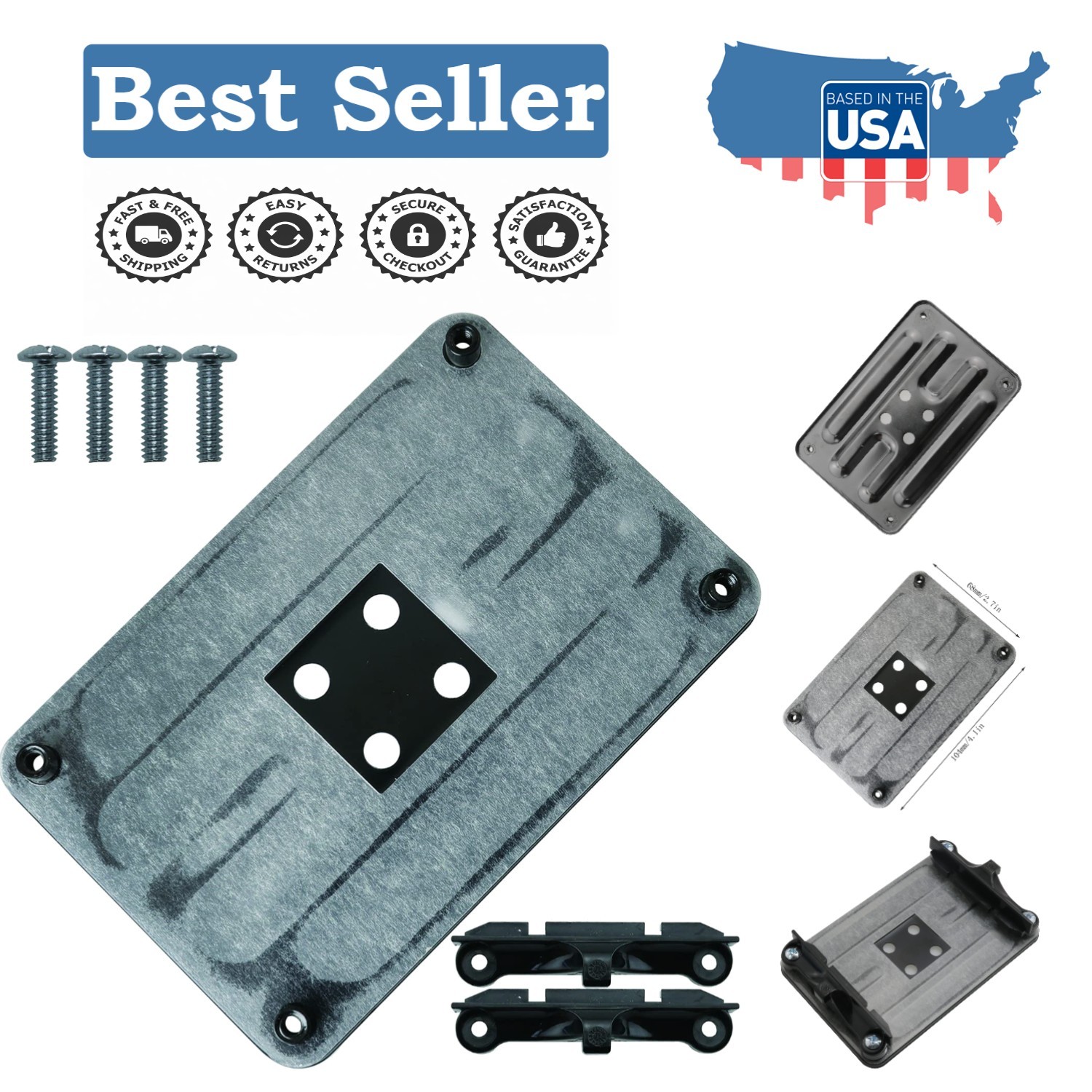 Durable AM4 CPU Heatsink Bracket for Optimal Cooling and Easy Installation