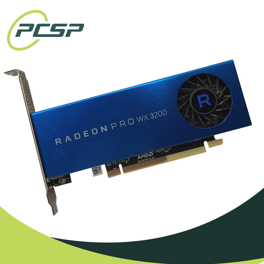 Lenovo AMD Radeon Pro WX 3200 4GB GDDR5 4x Mini DisplayPort GPU 5V10W72854