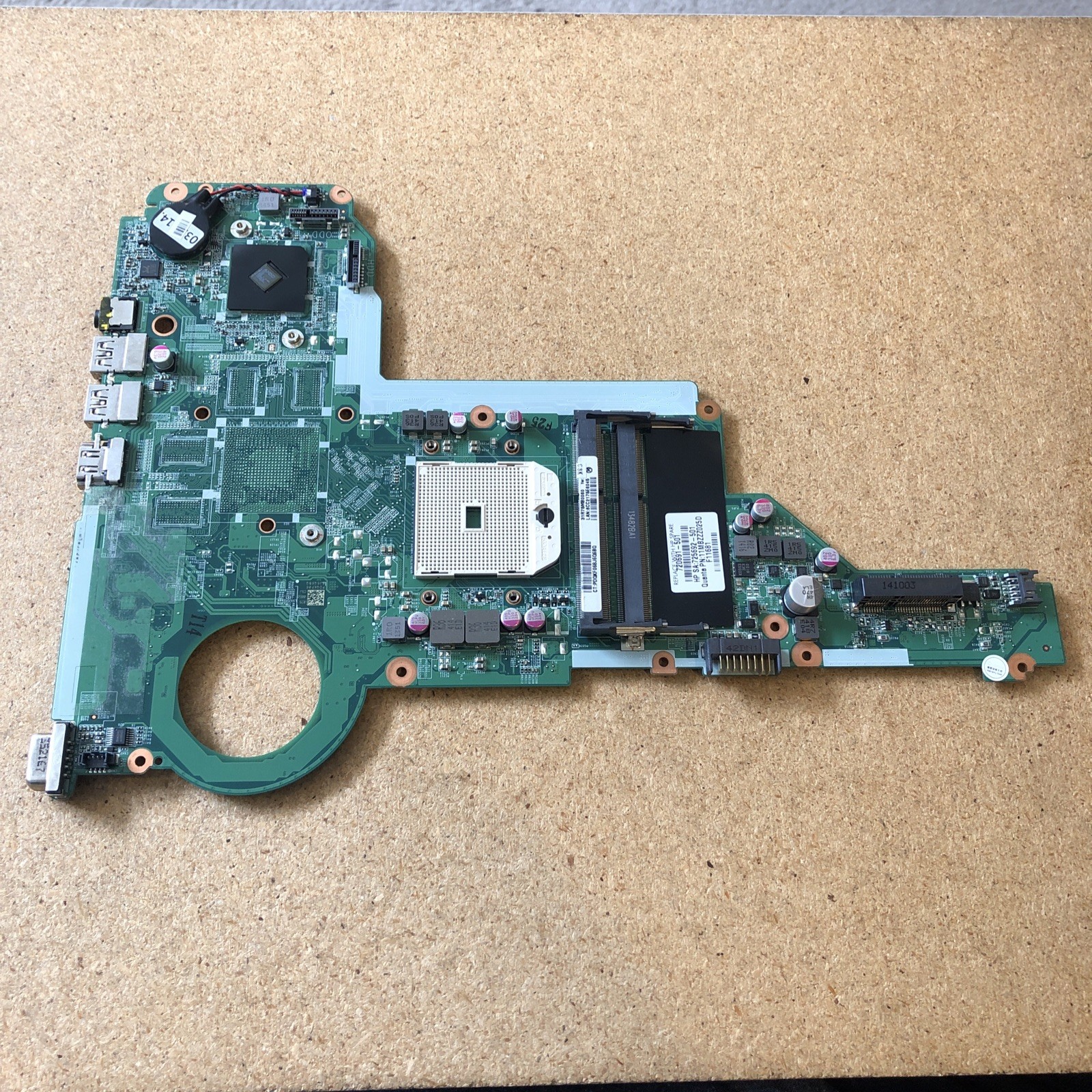 HP Pavilion 15-E 17-E AMD A76M Motherboard 720691-501 725692-501 DA0R75MB6C1