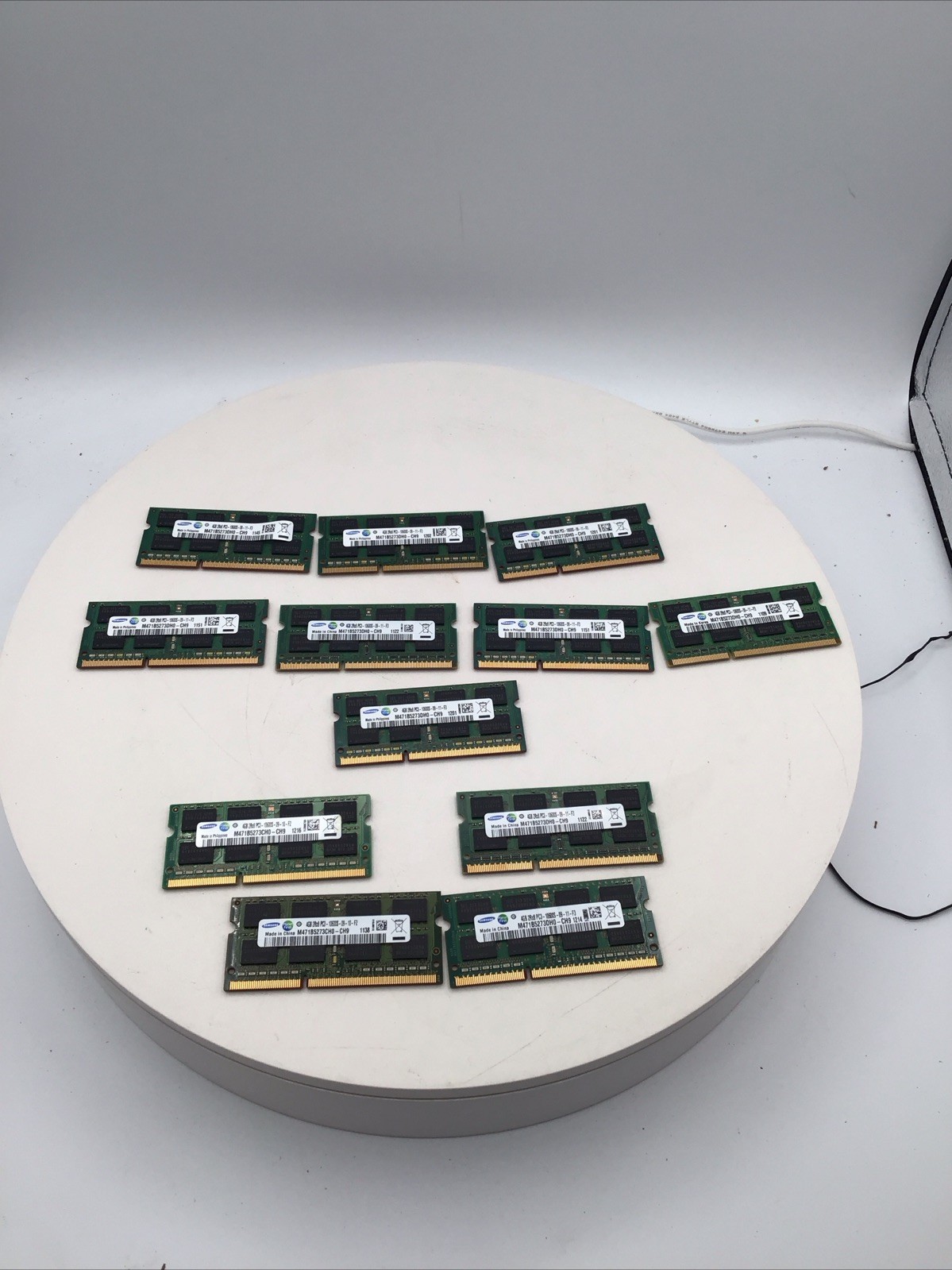 Lot 12x Samsung 8GB 2X4GB DDR3 2RX8 1333MHz PC3-10600S 204pin Laptop Memory RAM