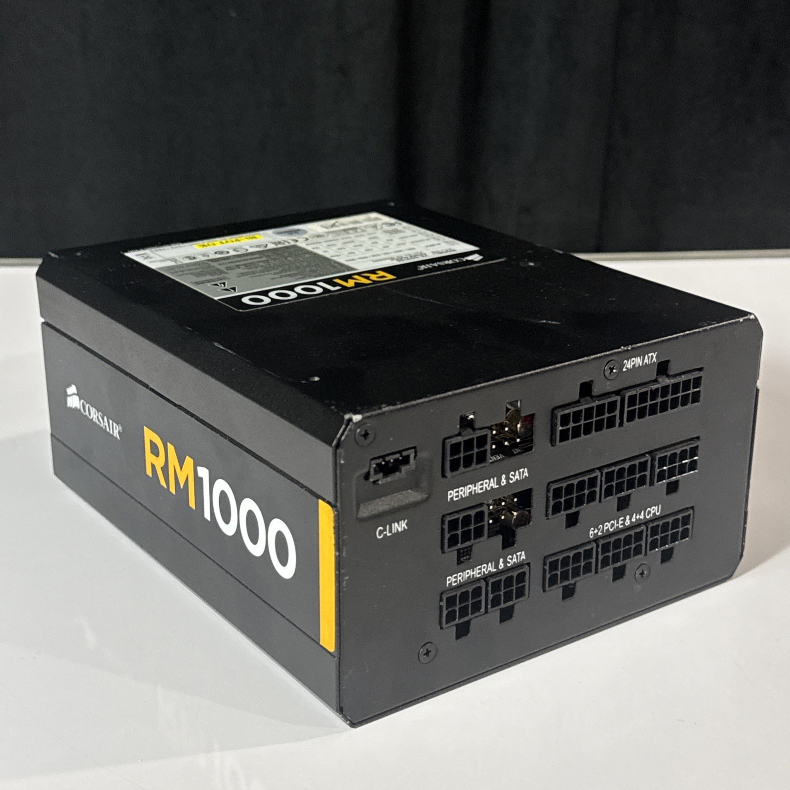 Corsair RM1000 1000W 80+ Gold Fully Modular ATX PSU No Cables