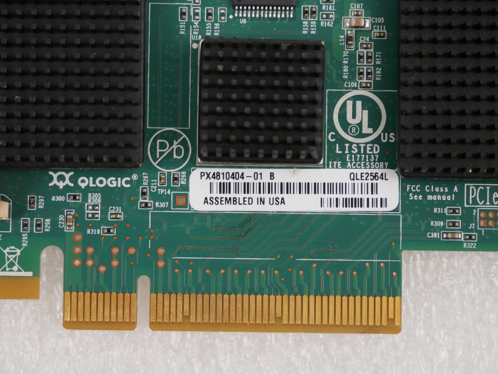 Qlogic QLE2564L PX4810404-01 Quad-Port Fiber 8GB Host Bus Adapter *NO BRACKET*