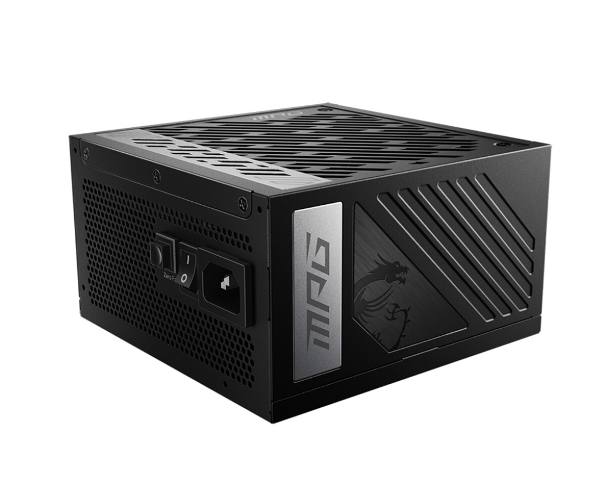 MSI MPG A1000G PCIE5 1000W 80 PLUS Gold Modular Power Supply ATX 100-240V