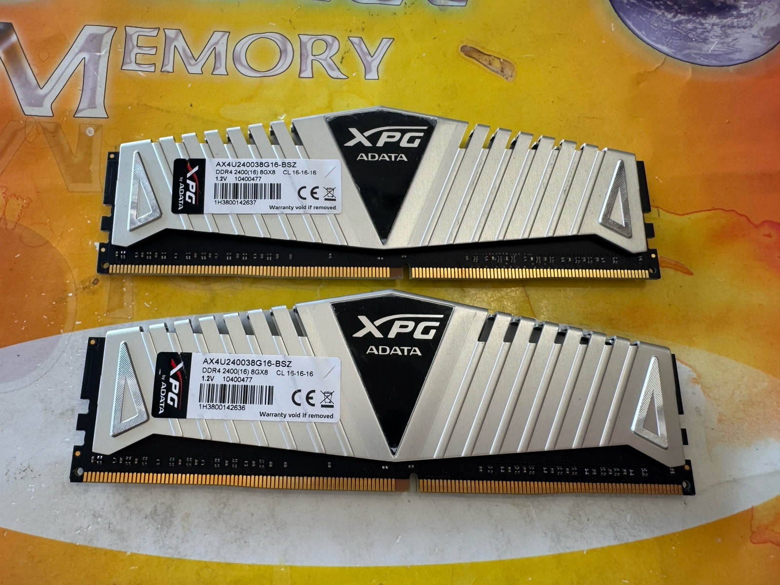 EVGA PC4-19200 16GB (2x8GB) UDIM DDR4 2400 NON ECC Desktop Memory 16G-D4-2400-MR