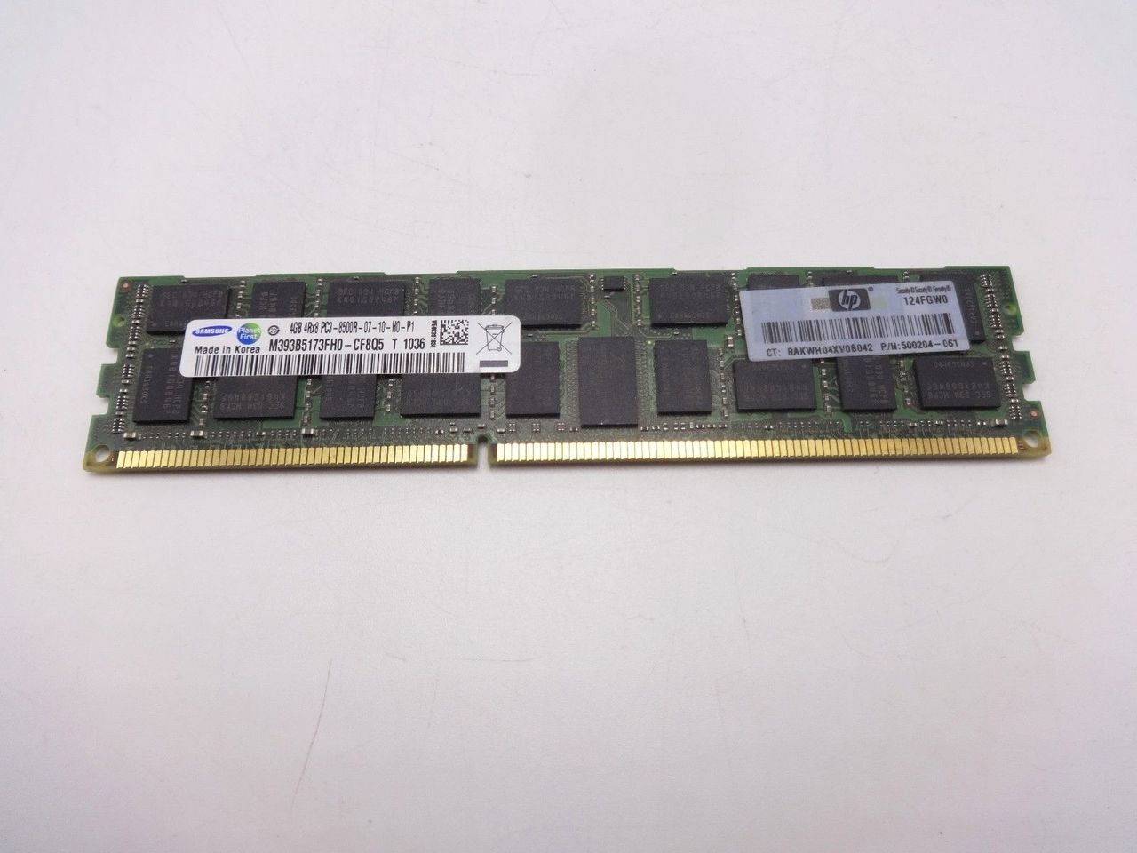 Hp 500660-B21 4GB PC3 8500 Memory 1 X 4GB 500204-061 **Server Memory**